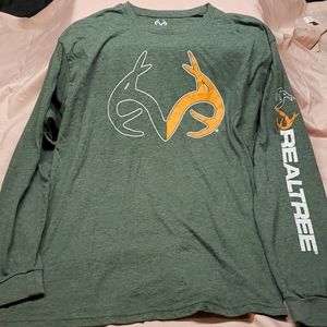 Real tree long sleeve shirt